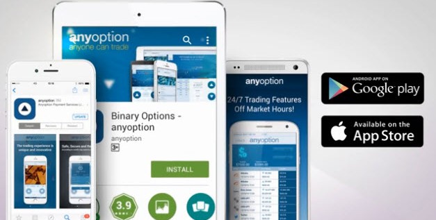 anyoption mobile : Android & iOs App